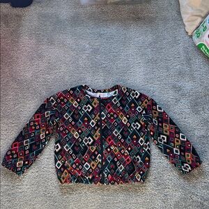 LuLaRoe Colorful Geometric Kids Jacket